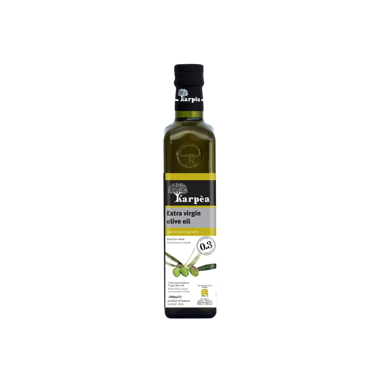 Karpea EVOO 0.3% acidity